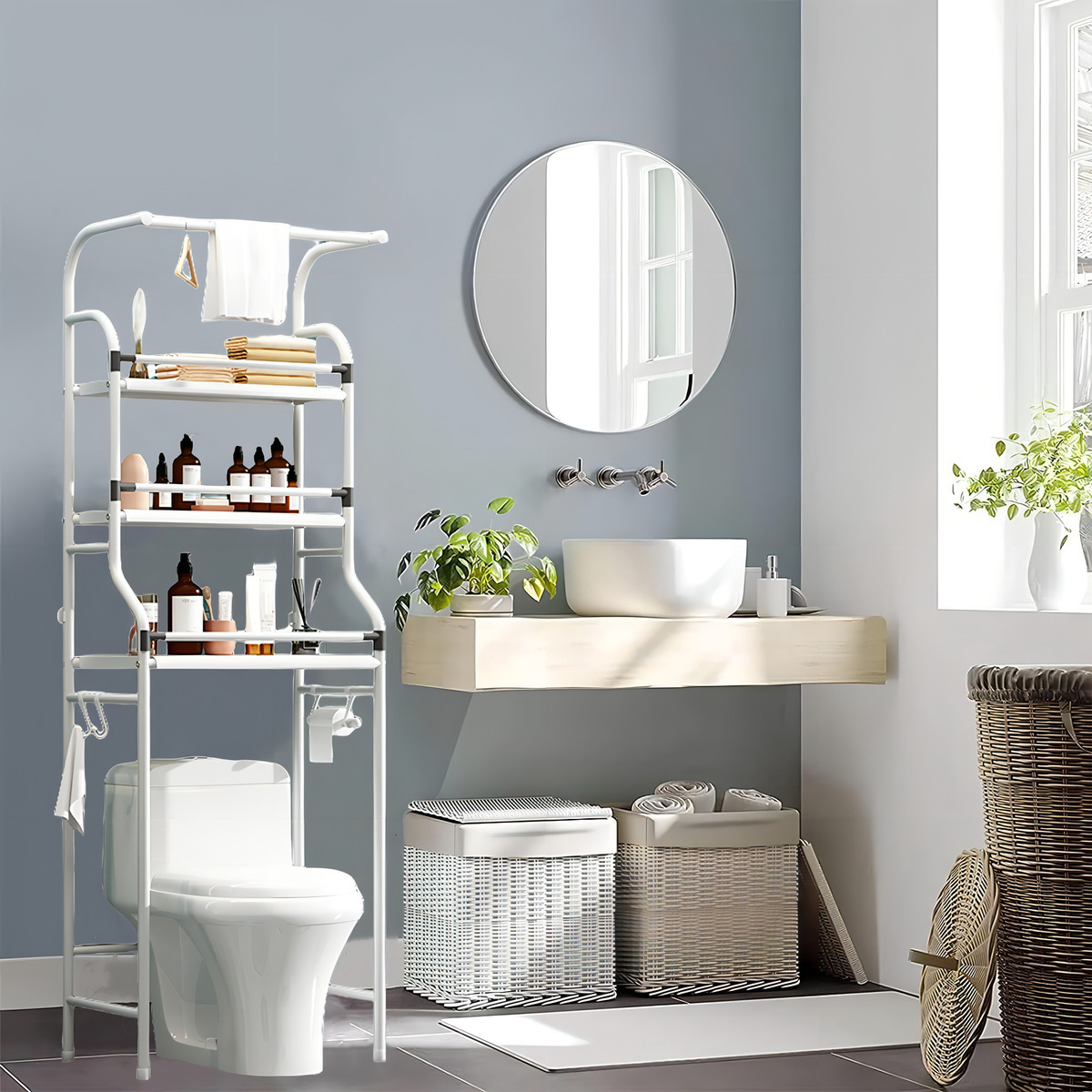 Etagetere de Rangement pour salle de bain