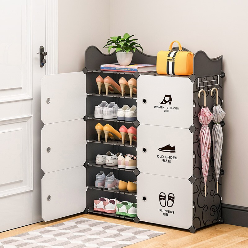 Range chaussure en plastique 24 paires